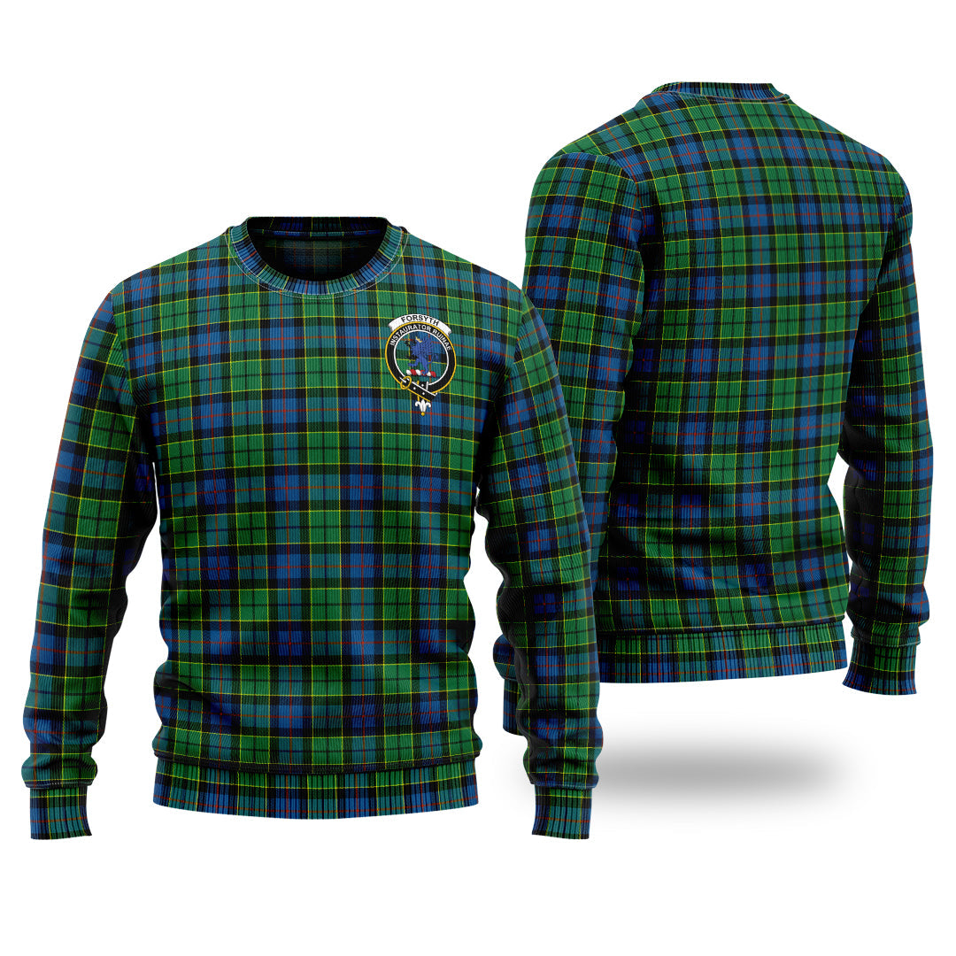 Clan Forsyth Ancient Tartan Christmas Ugly Sweater SI69 Forsyth Ancient Tartan Tartan Sweater   