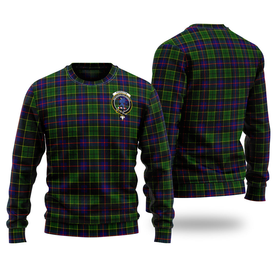 Clan Forsyth Modern Tartan Christmas Ugly Sweater GQ67 Forsyth Modern Tartan Tartan Sweater   