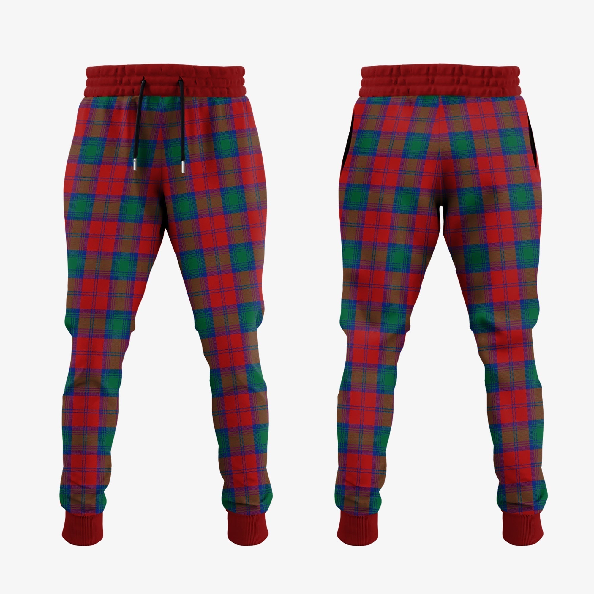 Clan Fotheringham Modern Tartan Crest Jogger Sweatpants JN84 Clan Fotheringham Tartan Today   