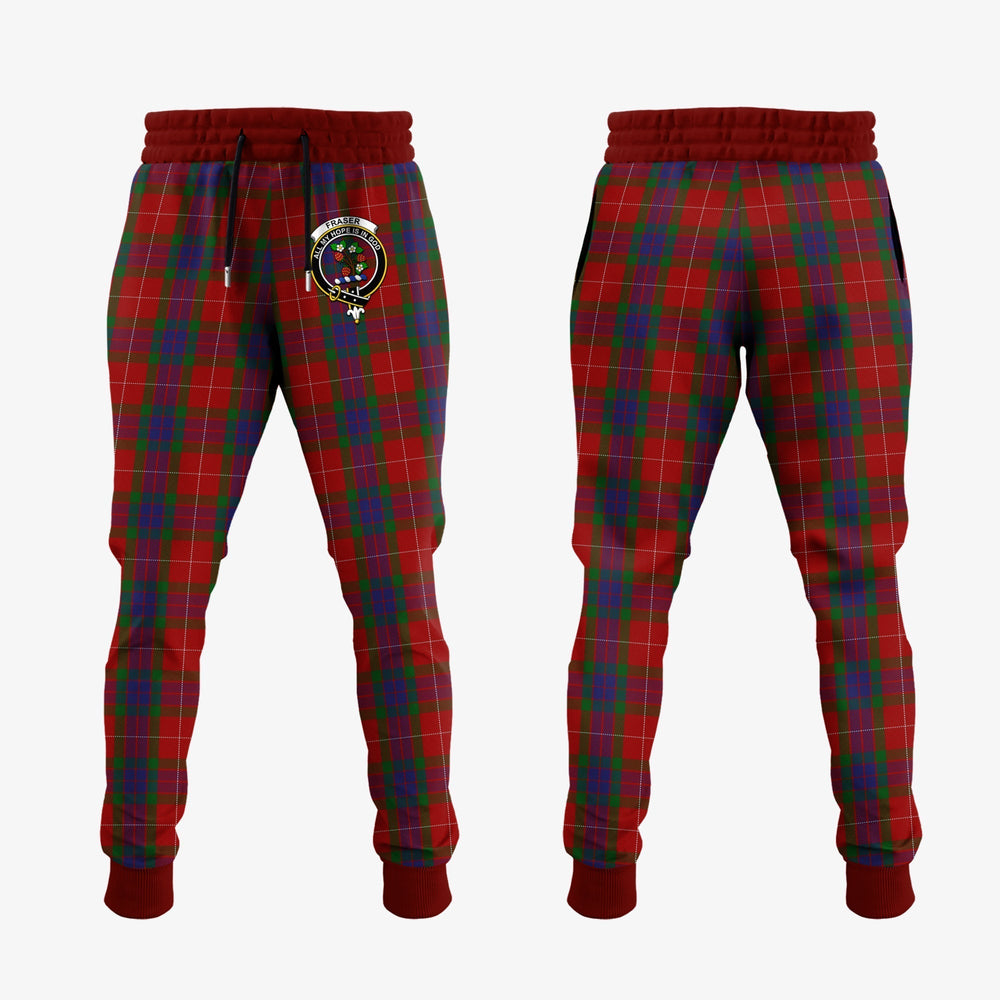 Clan Fraser Tartan Crest Jogger Sweatpants ZW92 Clan Fraser Tartan Today   