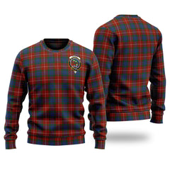 Clan Fraser Ancient Tartan Christmas Ugly Sweater FZ62 Fraser Ancient Tartan Tartan Sweater   