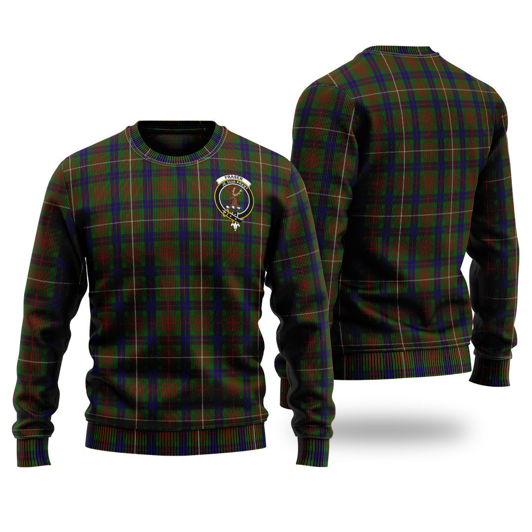 Clan Fraser Hunting Tartan Christmas Ugly Sweater VV54 Fraser Hunting Tartan Tartan Sweater   