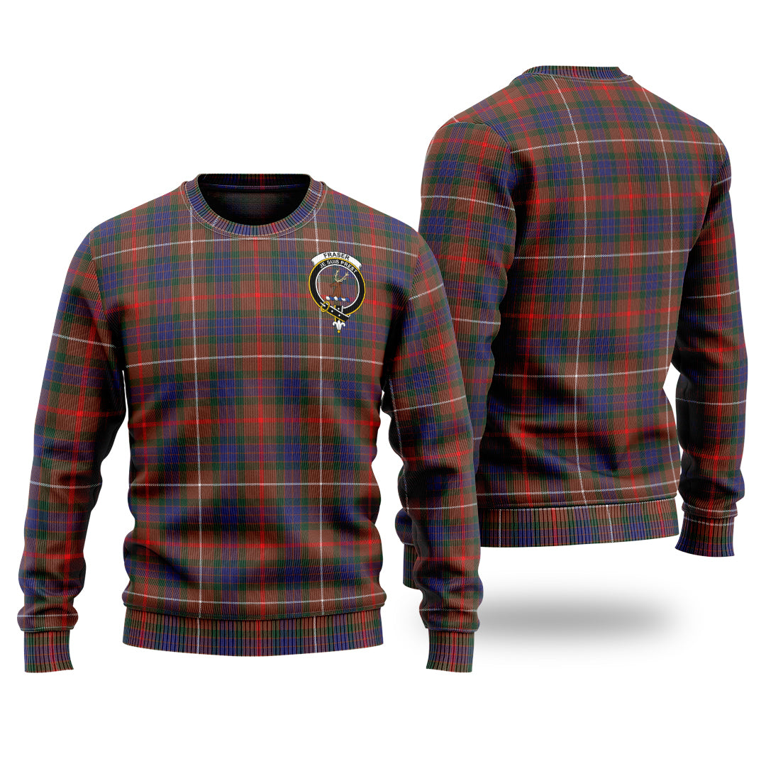 Clan Fraser Hunting Modern Tartan Christmas Ugly Sweater XL96 Fraser Hunting Modern Tartan Tartan Sweater   