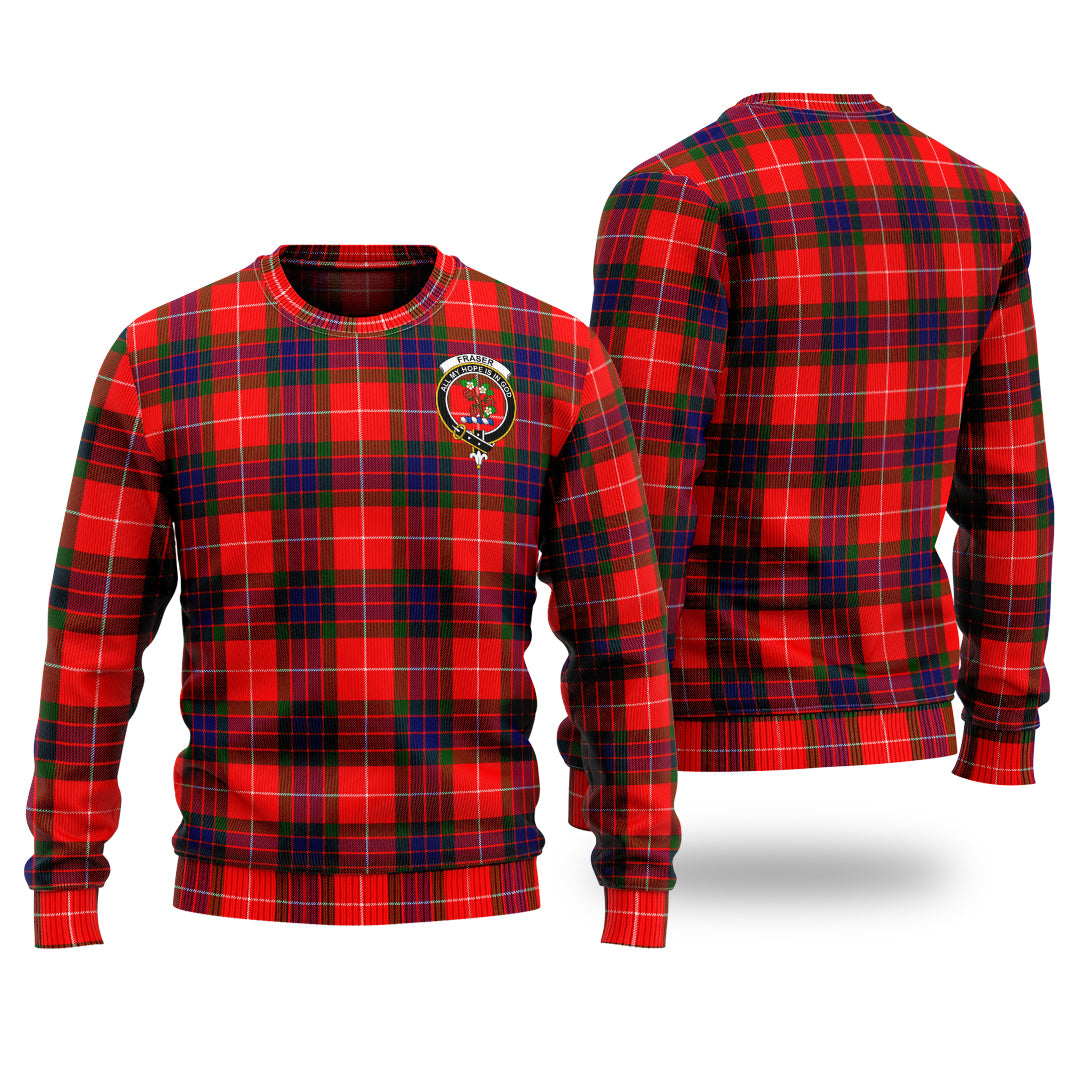 Clan Fraser Modern Tartan Christmas Ugly Sweater QK93 Fraser Modern Tartan Tartan Sweater   