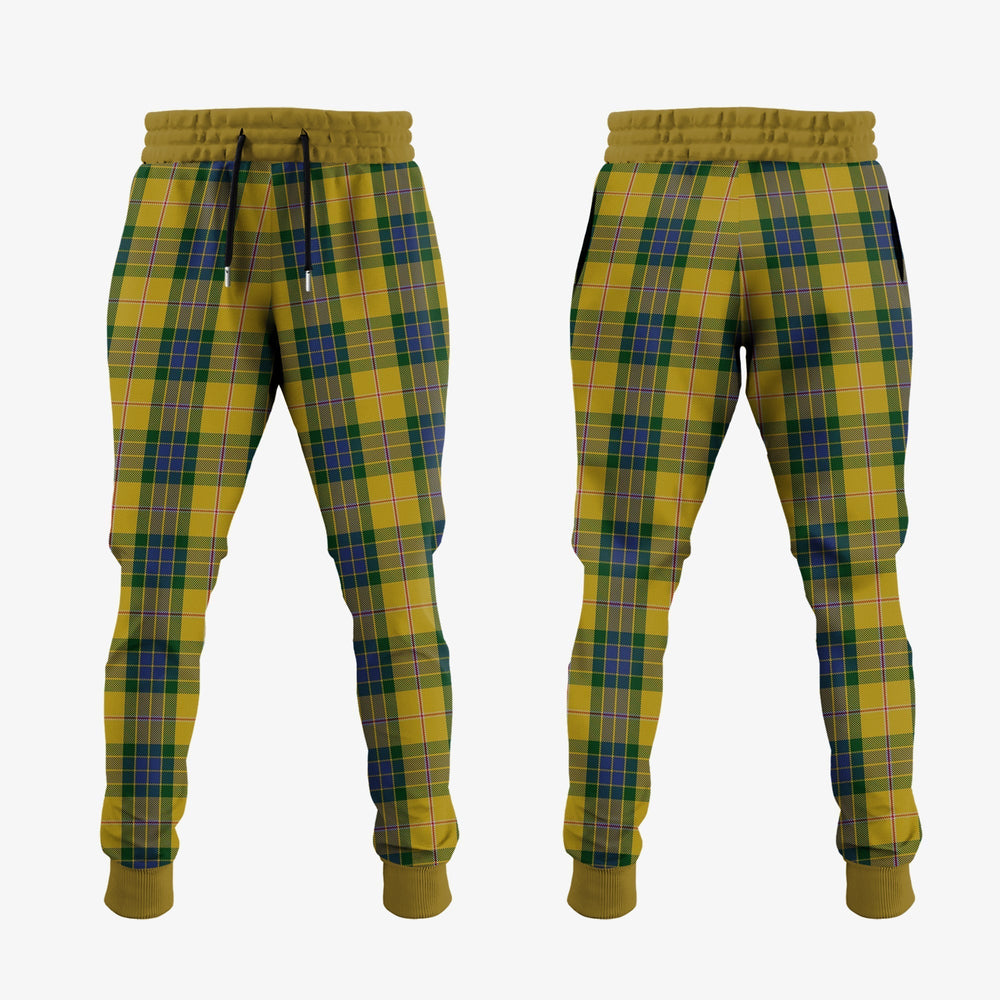 Clan Fraser Yellow Tartan Crest Jogger Sweatpants RH59 Clan Fraser Tartan Today   
