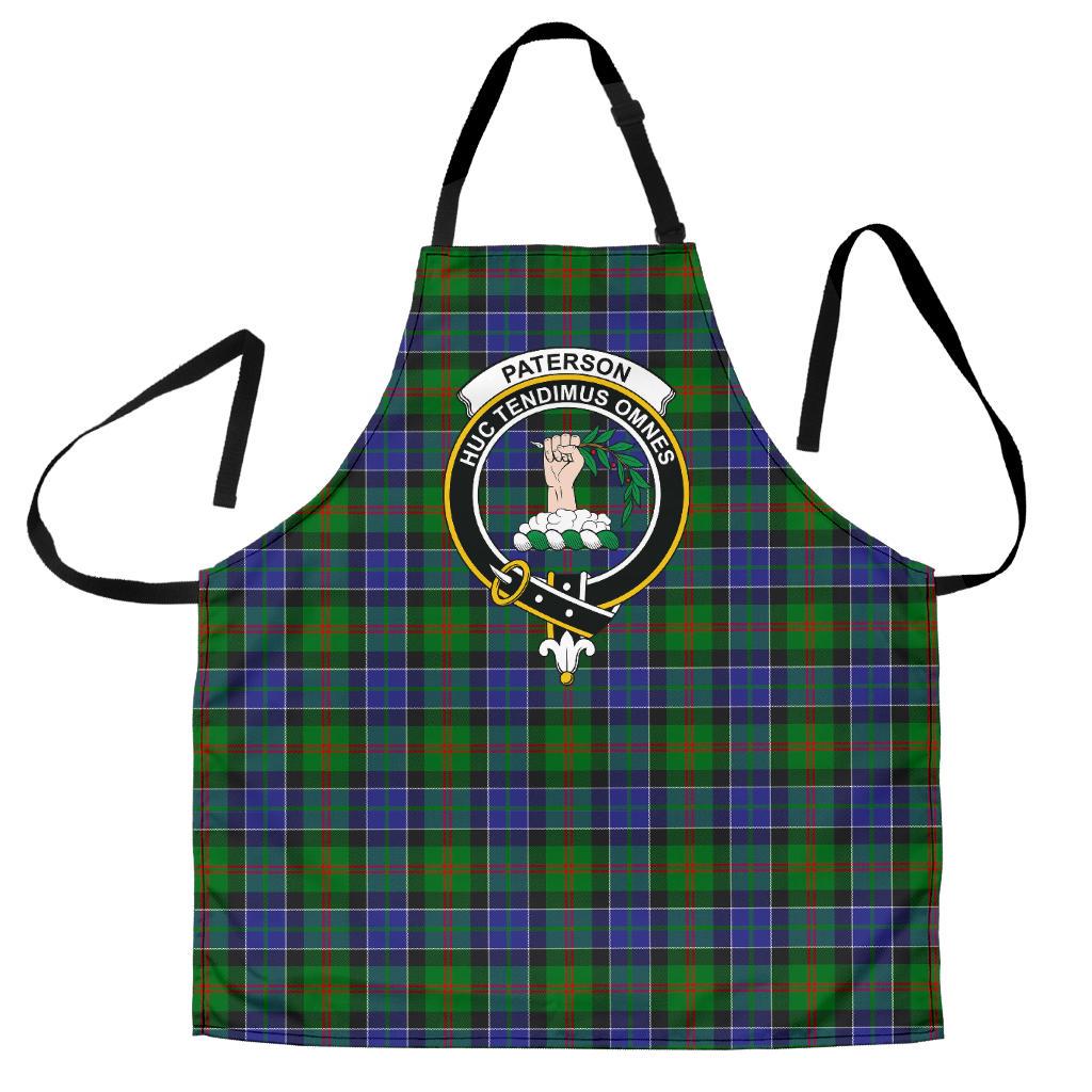 Clan Paterson Tartan Crest Apron IN29 Clan Paterson Tartan Today   