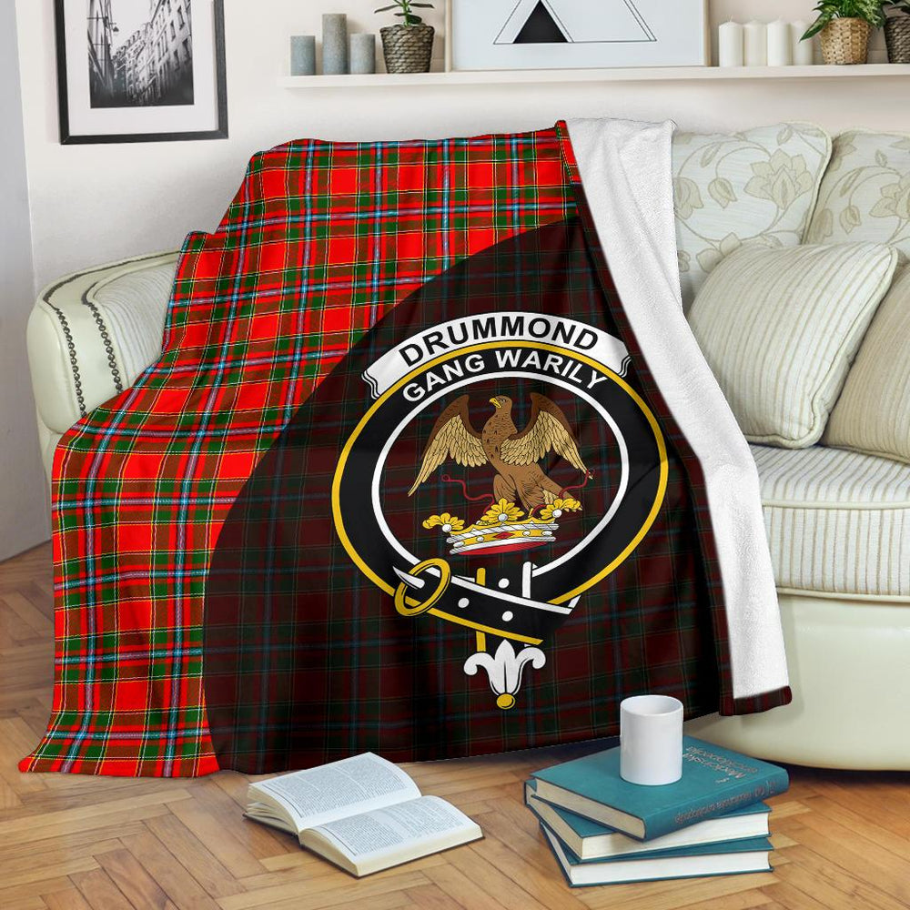 Clan Drummond of Perth Family Tartan Crest Blanket 3 Sizes XG43 Clan Drummond Tartan Today   