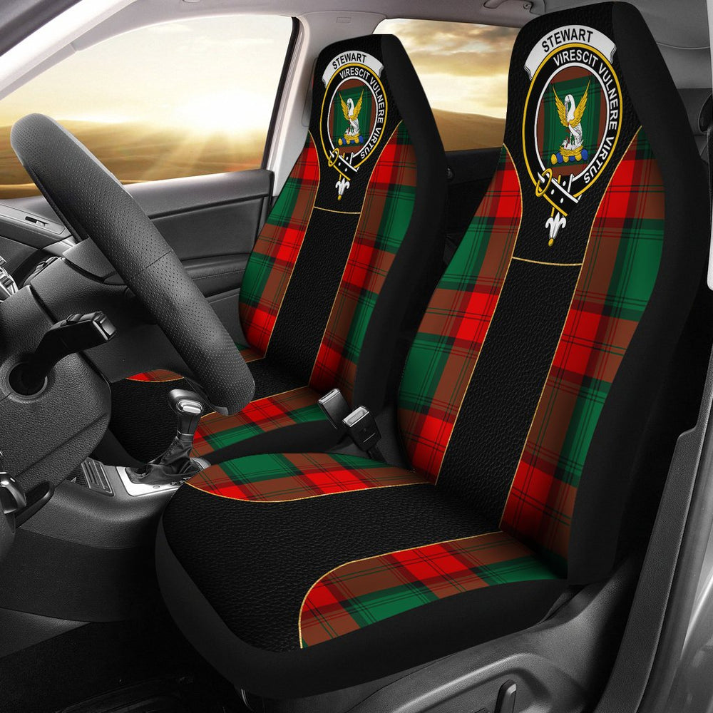 Clan Stewart (High Stewards) Tartan Family Crest Car Seat Cover MQ40 Clan Stewart Tartan Today   