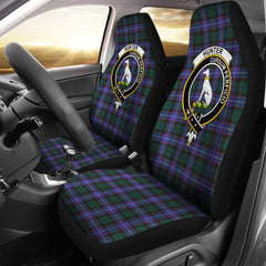 Clan Hunter Tartan Crest Car Seat Cover WN16 Clan Hunter Tartan Today   