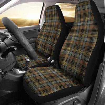 Clan Stewart Hunting Weathered Tartan Car Seat Cover