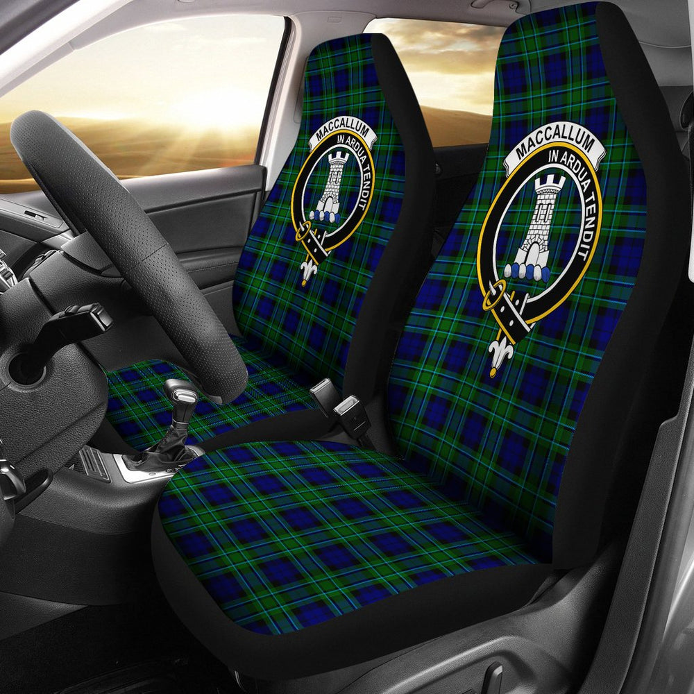 Clan MacCallum (Malcolm) Tartan Crest Car Seat Cover XQ11 Clan MacCallum Tartan Today   