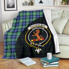 Clan Sutherland Old Ancient Tartan Crest Blanket Wave Style ZL62 Clan Sutherland Tartan Today   