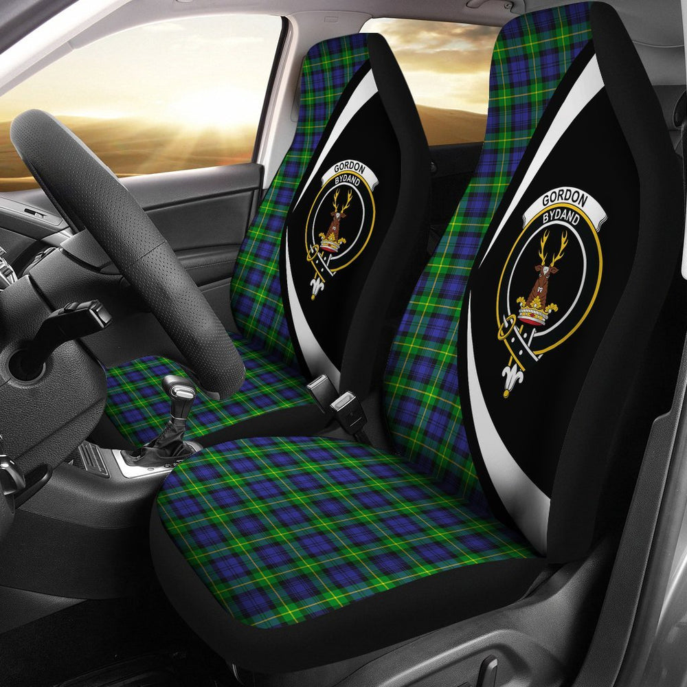 Clan Gordon Modern Tartan Crest Car Seat Cover BD26 Clan Gordon Tartan Today   
