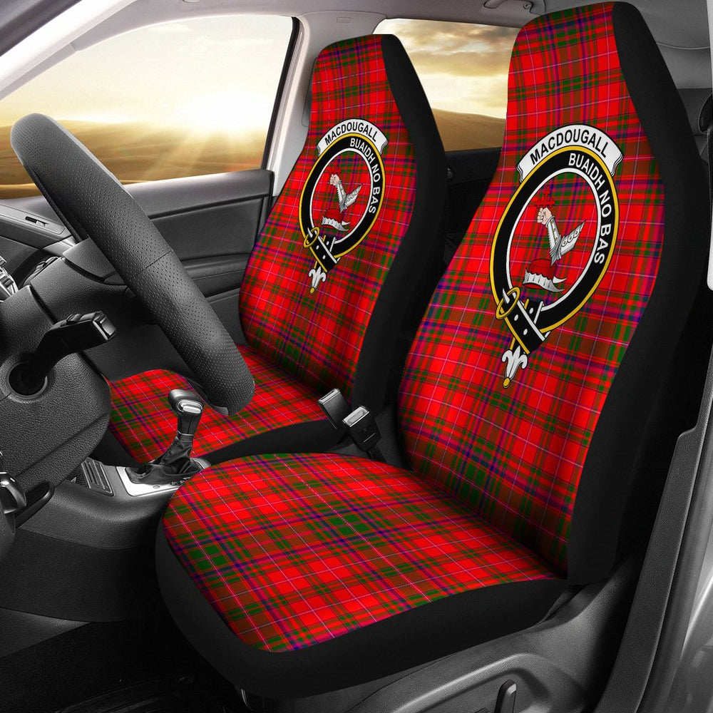 Clan Macdougall Family Modern Tartan Crest Car Seat Cover DP48 Clan MacDougall Tartan Today   