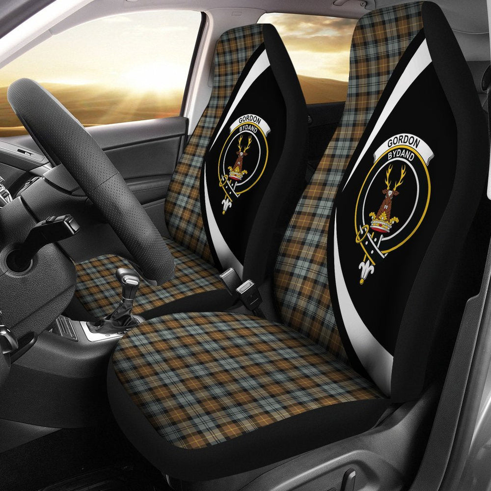 Clan Gordon Weathered Tartan Crest Car Seat Cover XJ55 Clan Gordon Tartan Today   