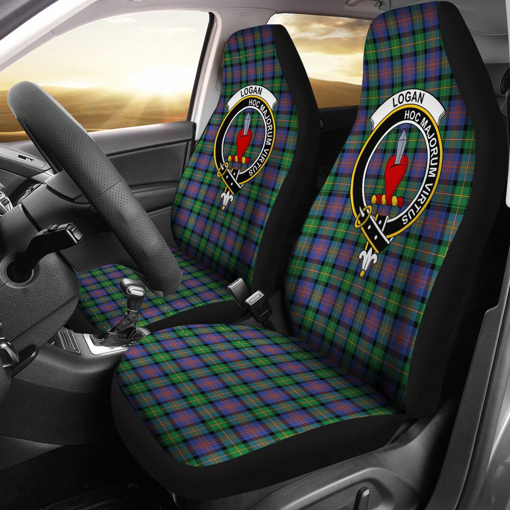 Clan Logan Ancient Tartan Crest Car Seat Cover sJT78 Clan Logan Tartan Today   