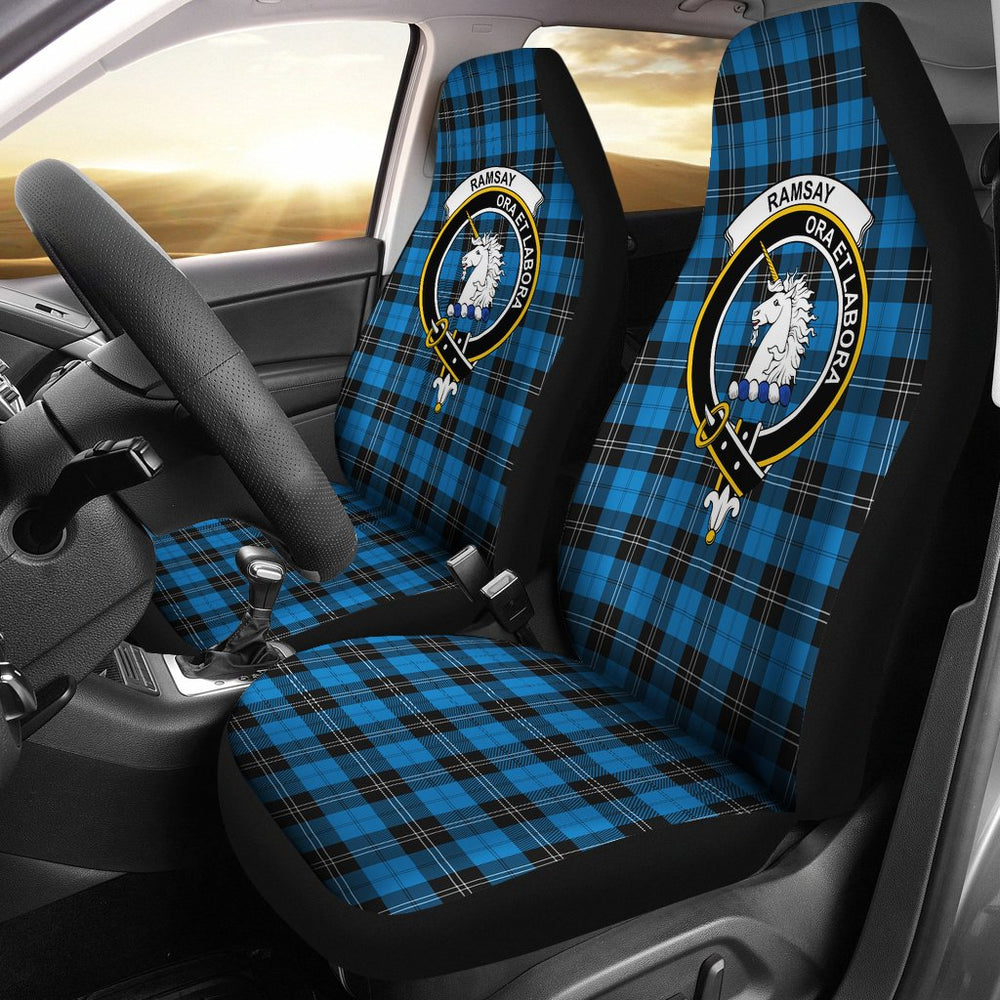 Clan Ramsay Bue Ancient Tartan Crest Car seat Cover HS66 Clan Ramsay Tartan Today   