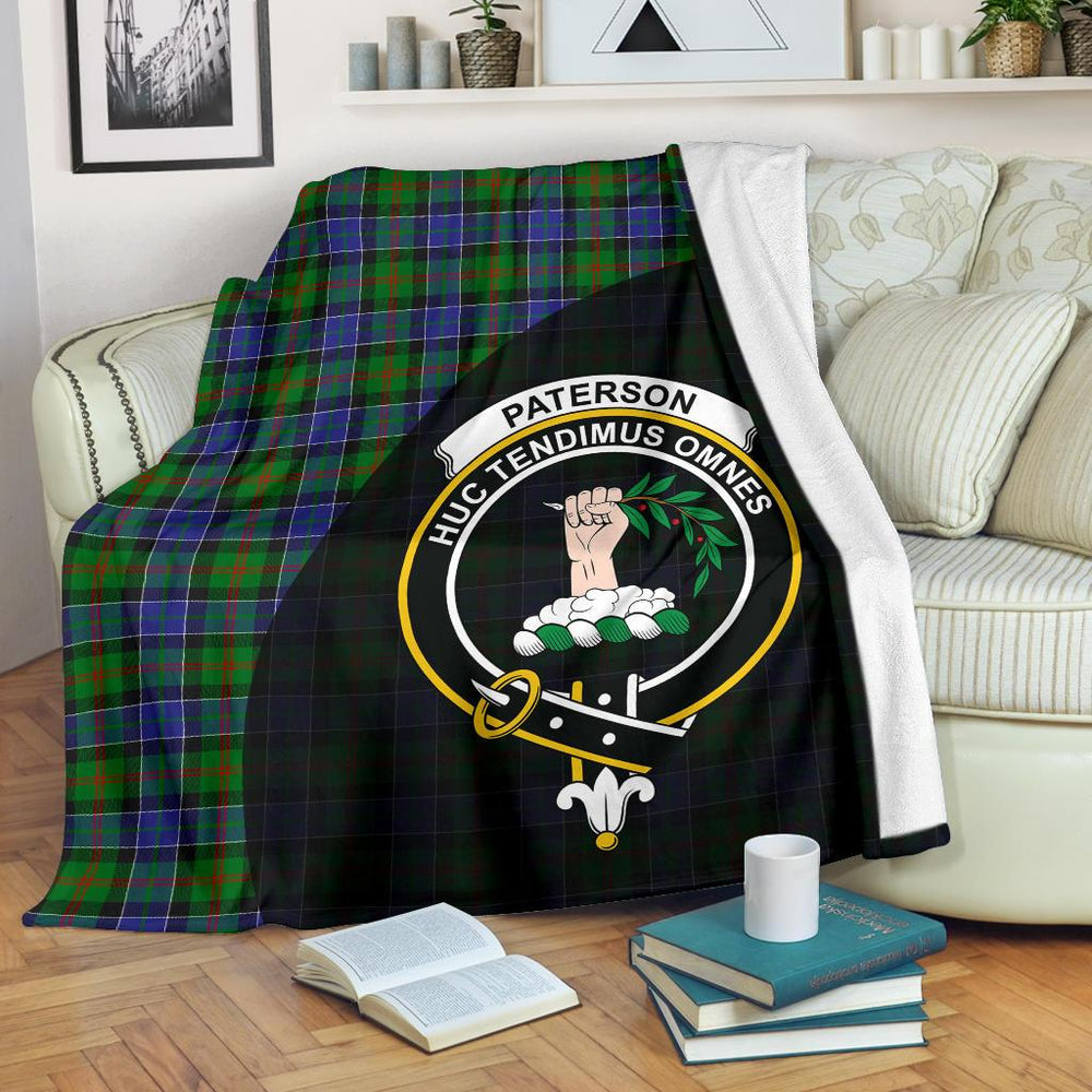 Clan Paterson Family Tartan Crest Blanket 3 Sizes UU54 Clan Paterson Tartan Today   