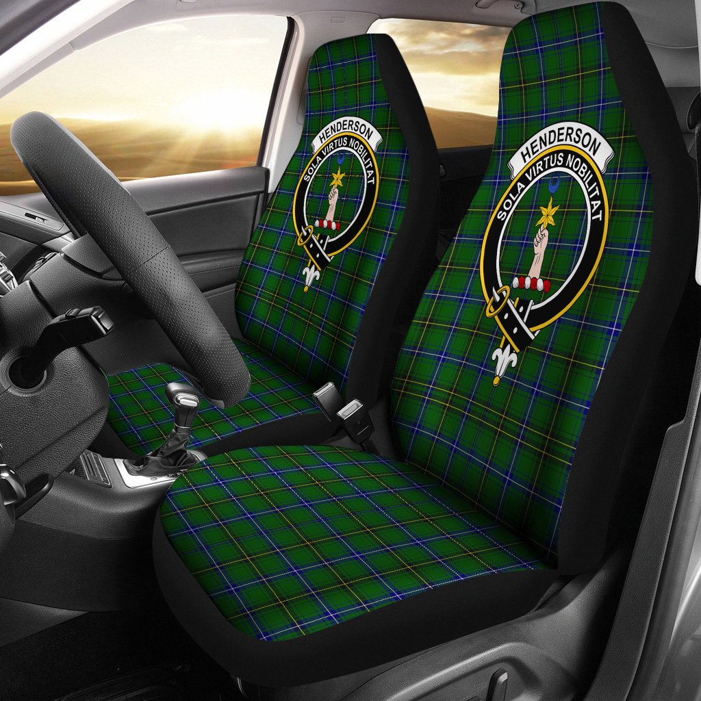 Clan Henderson (Mackendrick) Family Modern Tartan Crest Car Seat Cover SP17 Clan Henderson Tartan Today   