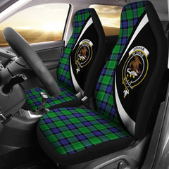 Clan Graham of Menteith Modern Tartan Crest Car Seat Cover  - Circle StyleVP96 Clan Graham Tartan Today   