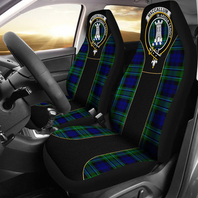 Clan MacCallum (Malcolm) Tartan Crest Car Seat Cover Special VersionYB52