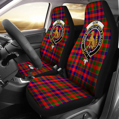 Clan Gow Of Mcgouan Tartan Crest Car seat Cover PI29