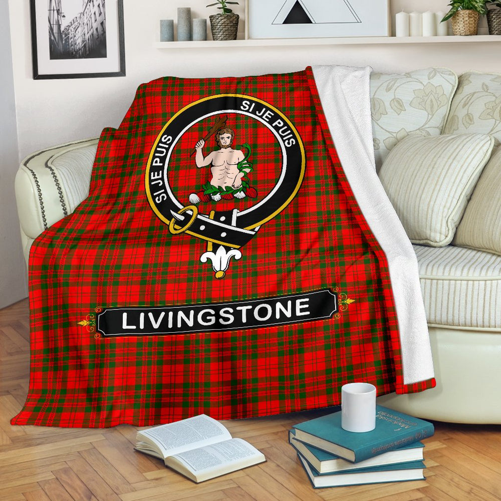 Clan Livingstone Family Tartan Crest BlanketsUJ87 Clan Livingstone Tartan Today   