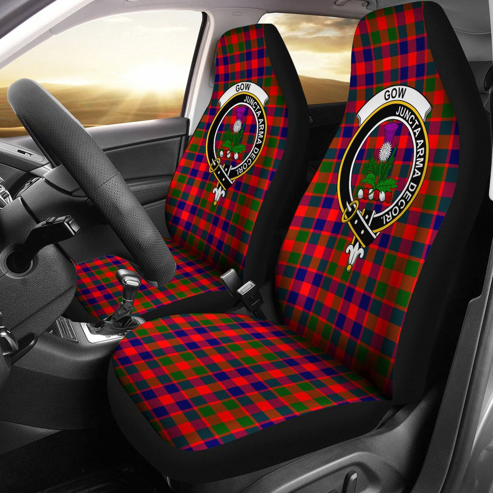 Clan Gow Of Skeoch Tartan Crest Car seat Cover XB96 Clan Gow Tartan Today   