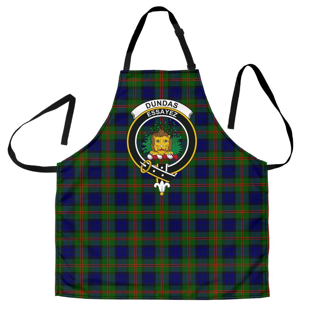 Clan Dundas Modern 02 Tartan Crest Apron LR76 Clan Dundas Tartan Today   