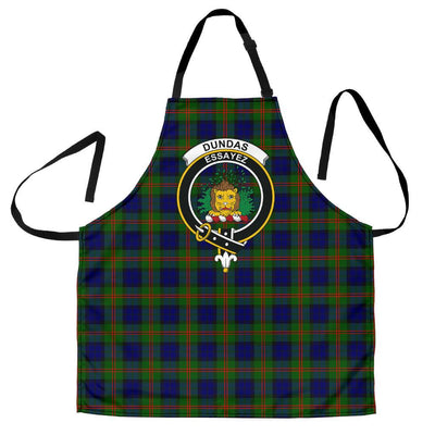 Clan Dundas Modern 02 Tartan Crest Apron