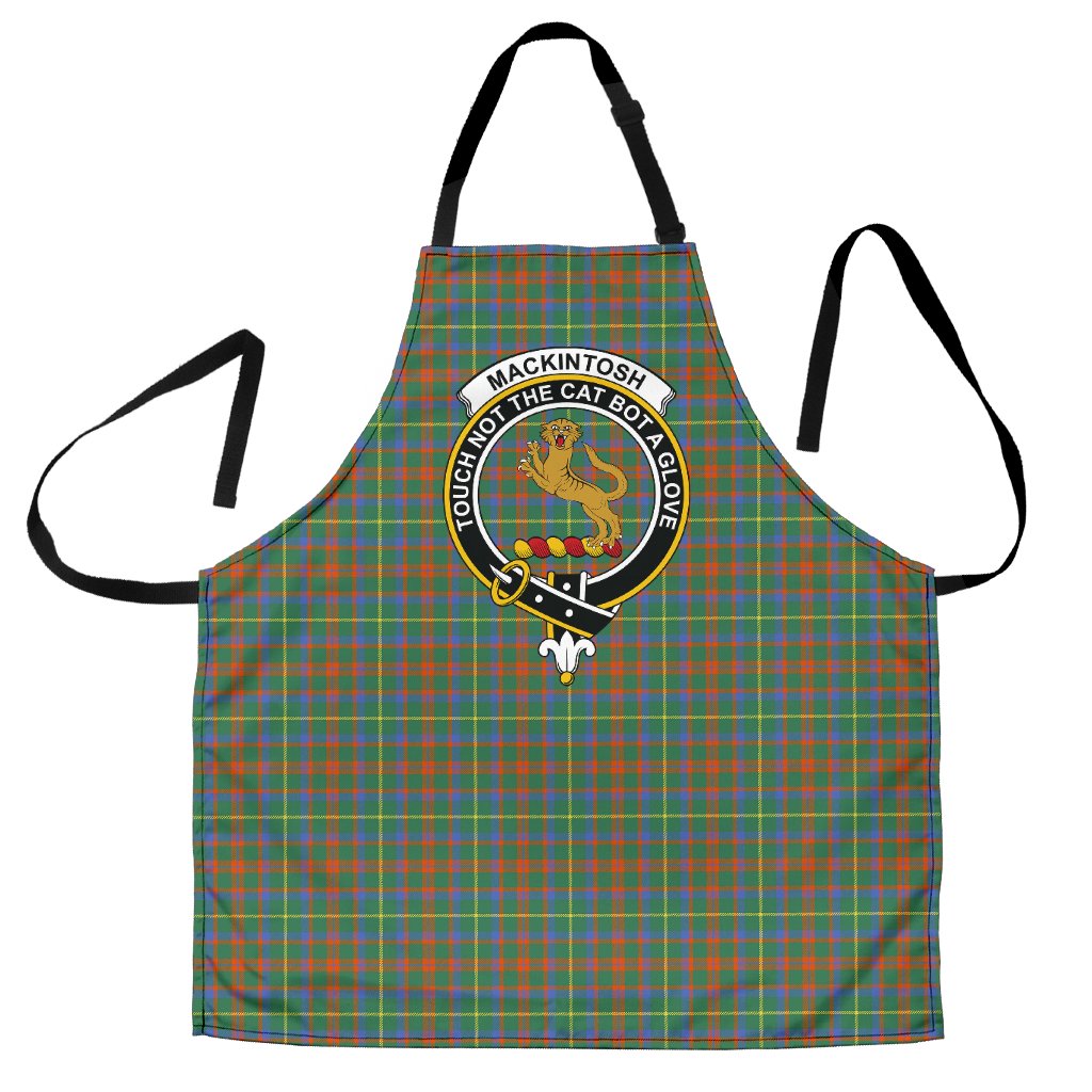 Clan Clan MacKintosh Hunting Ancient Tartan Crest Apron QP25 Clan MacKintosh / MacIntosh Tartan Today   