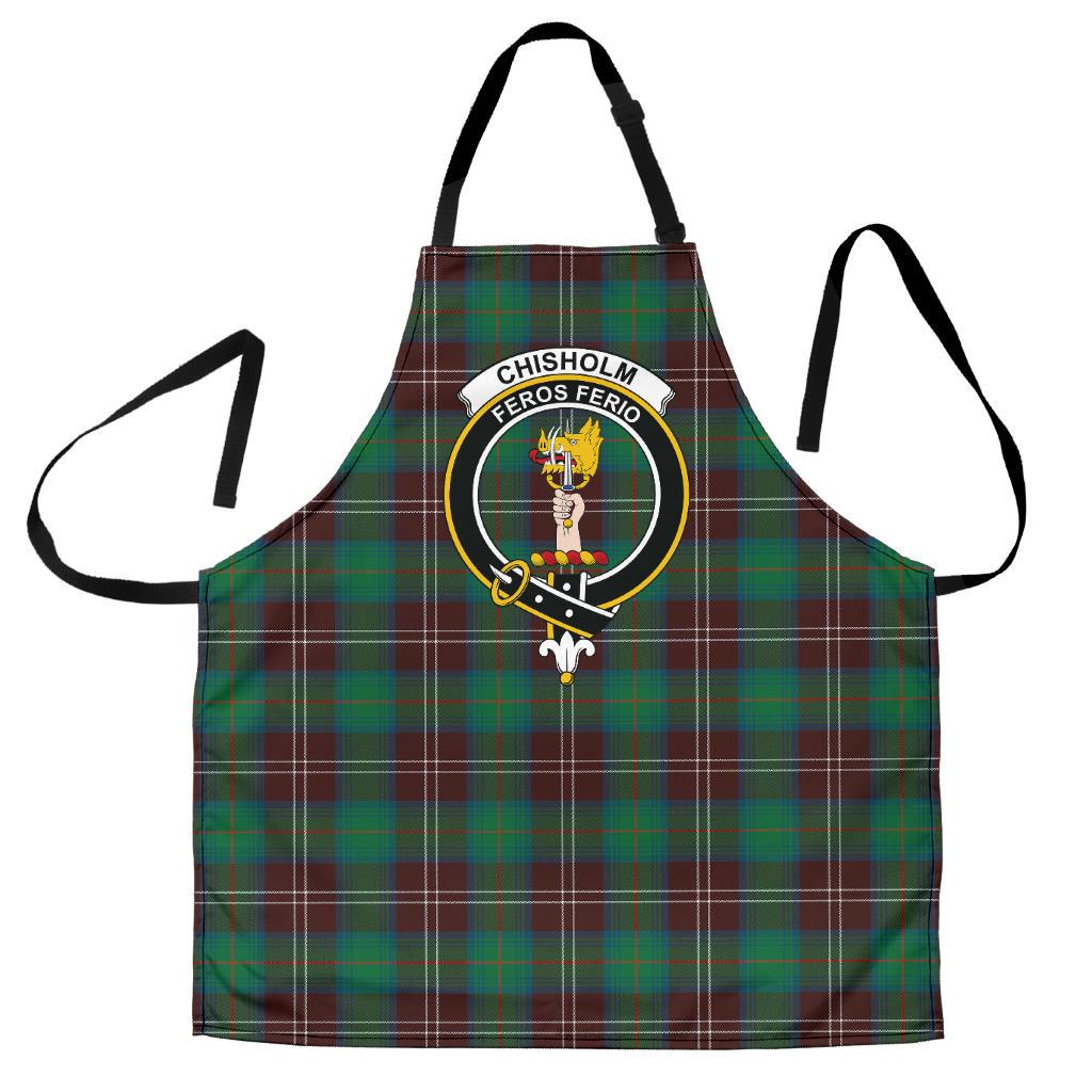 Clan Chisholm Hunting Ancient Tartan Crest Apron MQ42 Clan Chisholm Tartan Today   