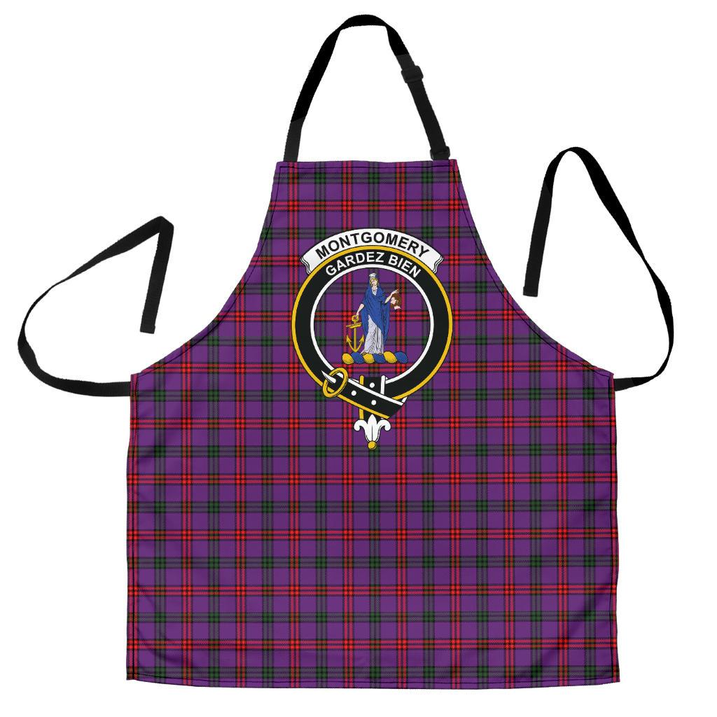 Clan Montgomery Modern Tartan Crest Apron IW13 Clan Montgomery Tartan Today   