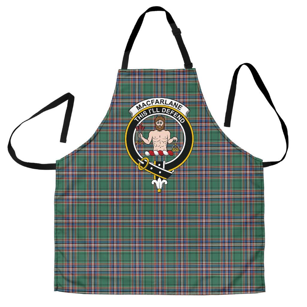 Clan MacFarlane Hunting Ancient Tartan Crest Apron WI13 Clan MacFarlane Tartan Today   