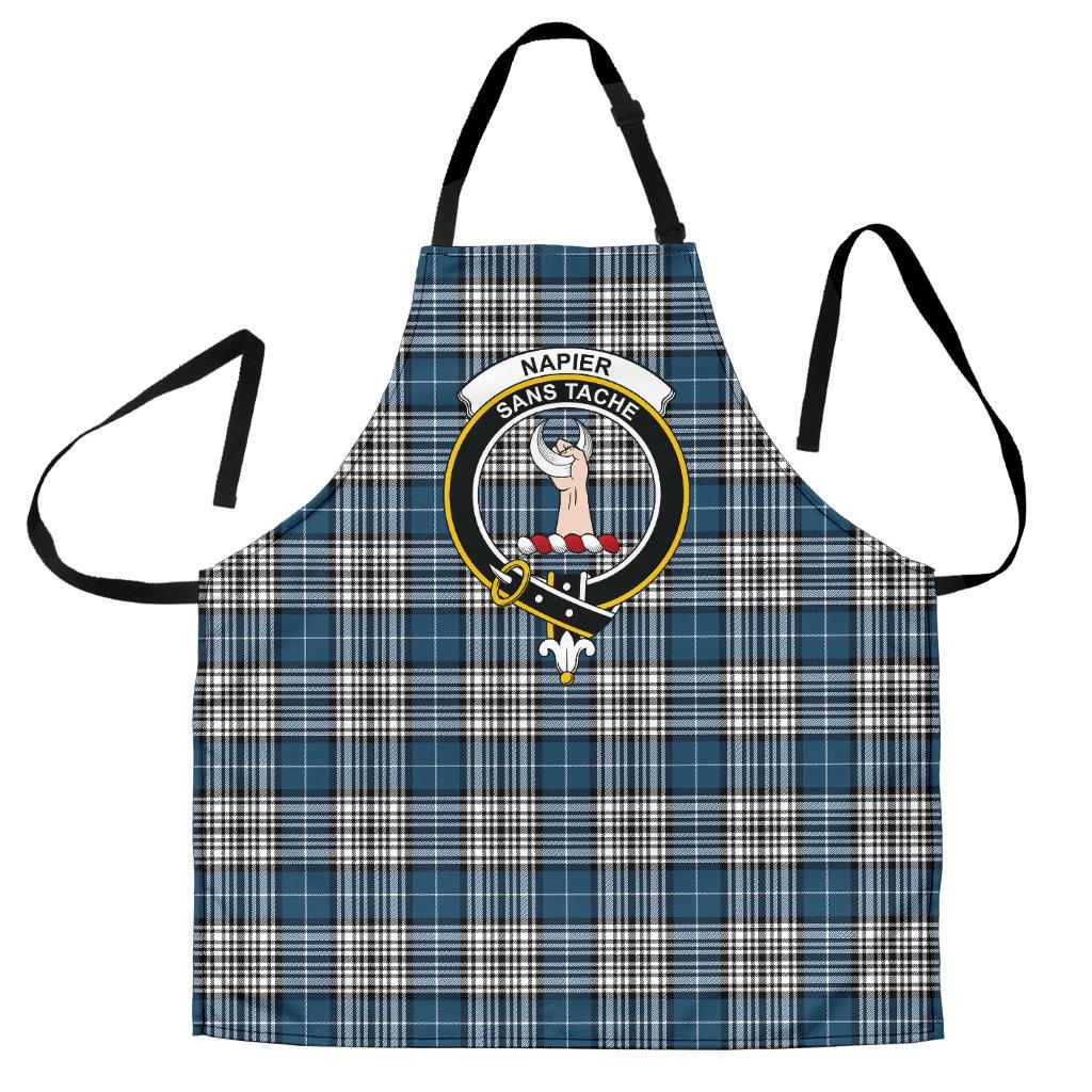 Clan Napier Modern Tartan Crest Apron GZ29 Clan Napier Tartan Today   