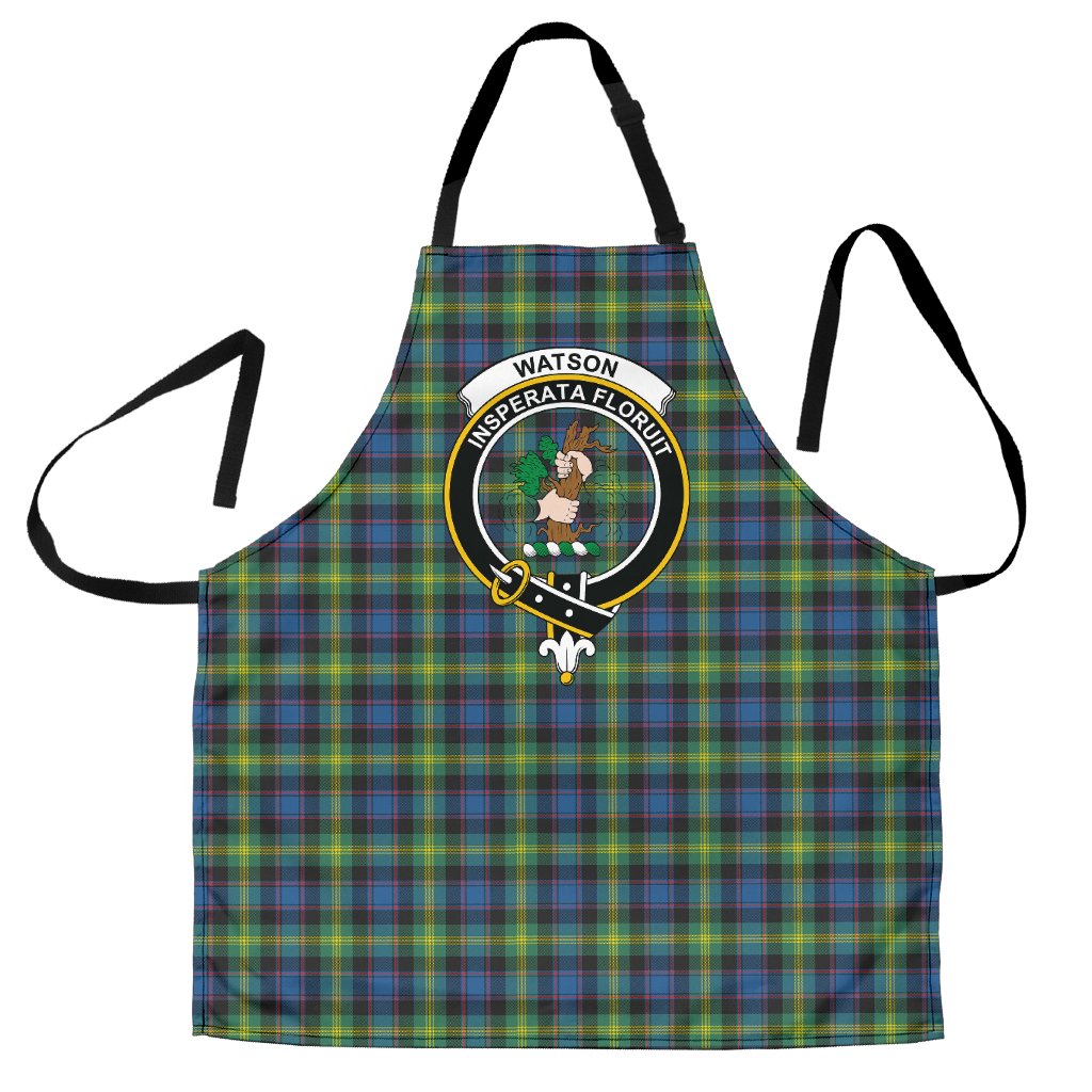 Clan Watson Ancient Tartan Crest Apron MK45 Clan Watson Tartan Today   