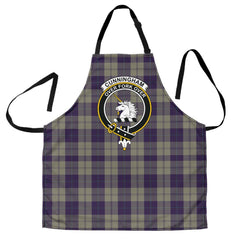 Clan Cunningham Dress Blue Dancers Tartan Crest Apron QS11 Clan Cunningham Tartan Today   