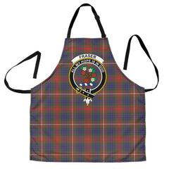 Clan Fraser Hunting Modern Tartan Crest Apron RZ59 Clan Fraser Tartan Today   