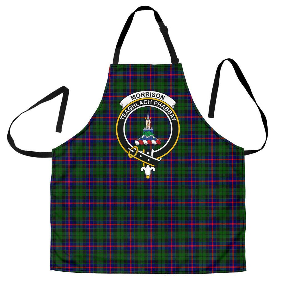 Clan Morrison Modern Tartan Crest Apron QO38 Clan Morrison Tartan Today   