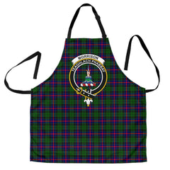 Clan Morrison Modern Tartan Crest Apron QO38 Clan Morrison Tartan Today   