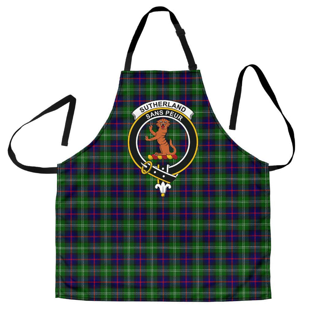 Clan Sutherland Modern Tartan Crest Apron OC59 Clan Sutherland Tartan Today   