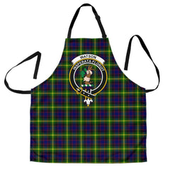 Clan Watson Modern Tartan Crest Apron BZ33 Clan Watson Tartan Today   