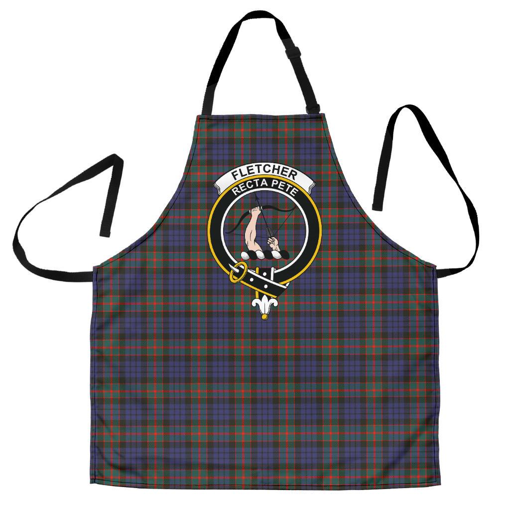 Clan Fletcher of Dunans Tartan Crest Apron DE75 Clan Fletcher Tartan Today   