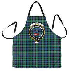 Clan Rose Hunting Ancient Tartan Crest Apron LE47 Clan Rose Tartan Today   