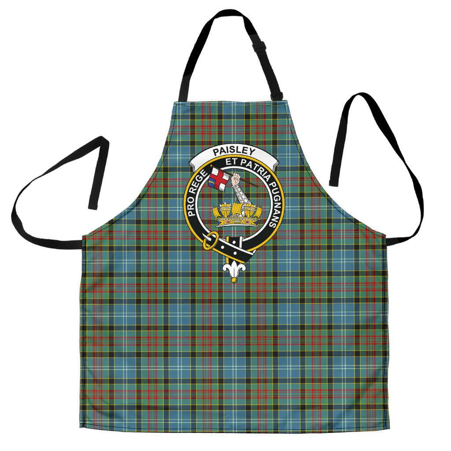 Clan Paisley District Tartan Crest Apron