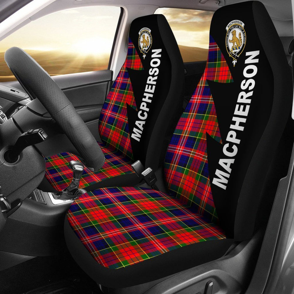 Clan MacPherson Tartan Car Seat Cover  - Flash StyleGM72 Clan MacPherson Tartan Today   