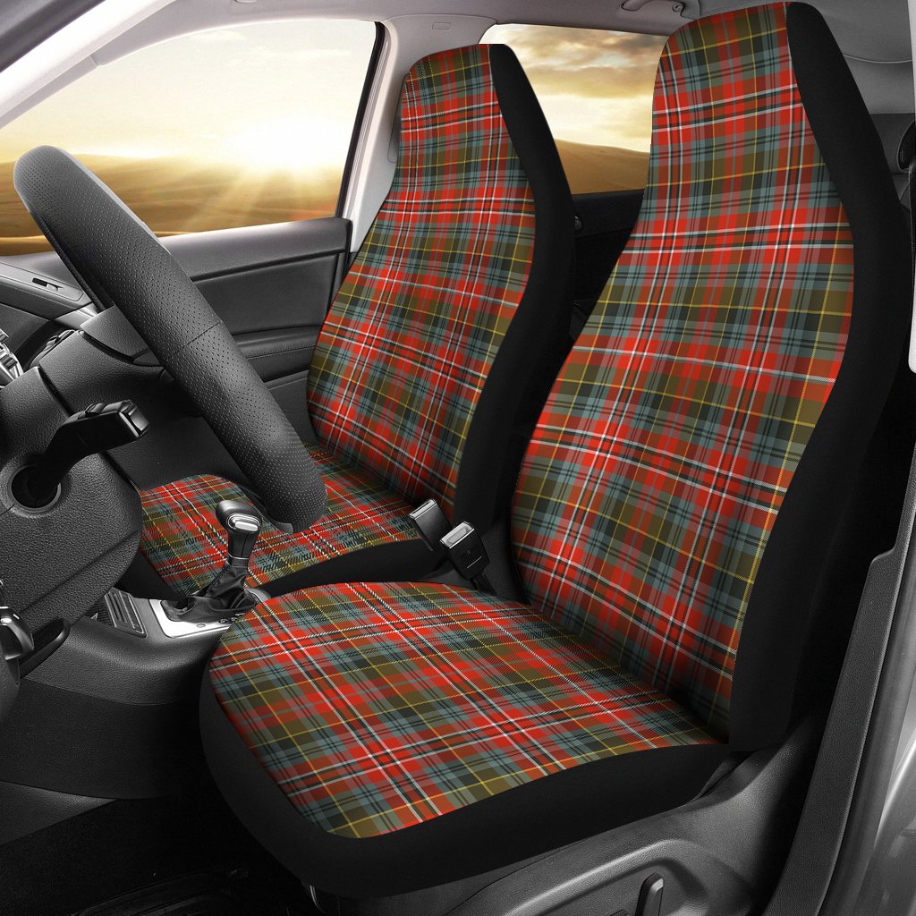 Clan Macpherson Weathered Tartan Car Seat Cover GT82 Clan MacPherson Tartan Today   
