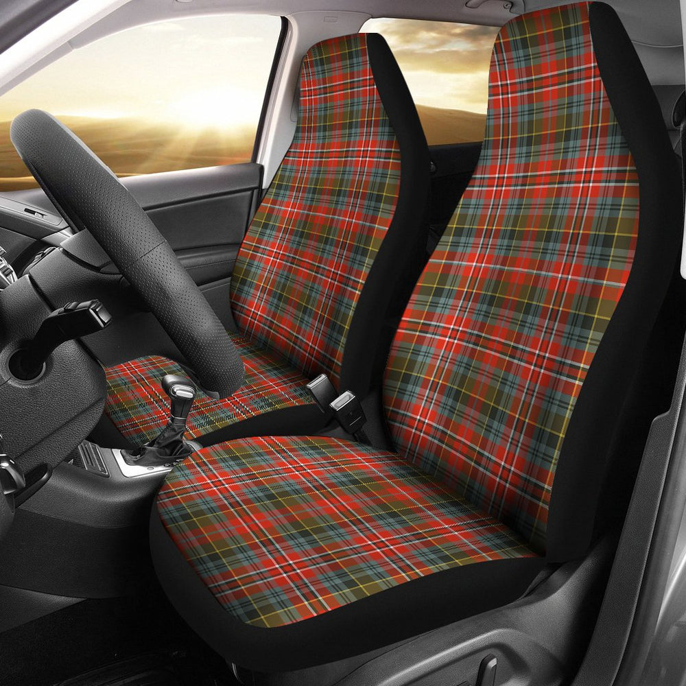 Clan Macpherson Weathered Tartan Car Seat Cover GT82 Clan MacPherson Tartan Today   