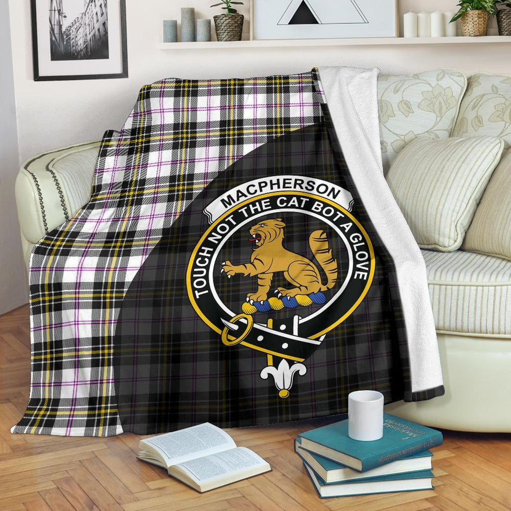 Clan MacPherson Dress Modern Tartan Crest Blanket Wave Style LU53 Clan MacPherson Tartan Today   