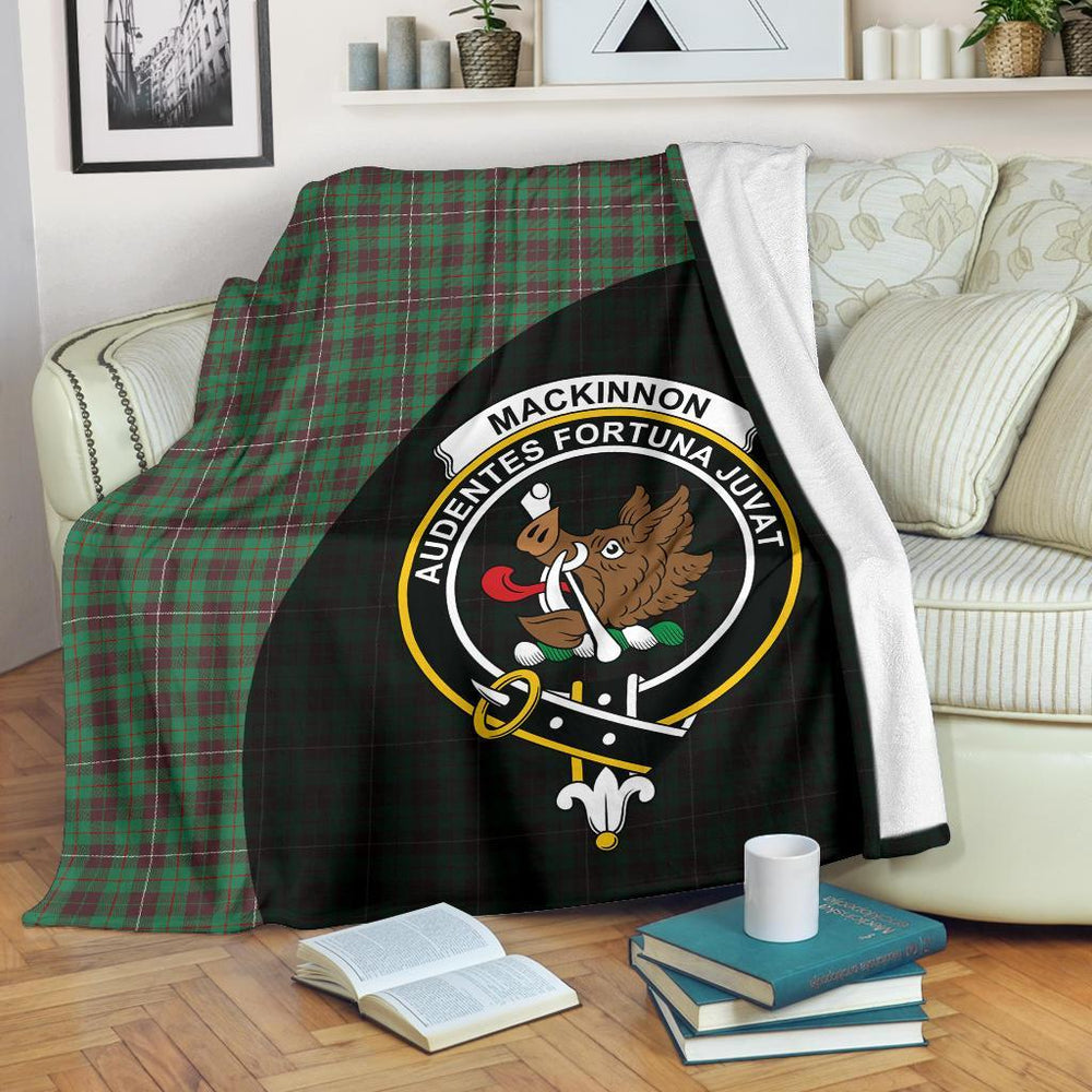 Clan MacKinnon Hunting Ancient Tartan Crest Blanket Wave Style KC96 Clan MacKinnon Tartan Today   